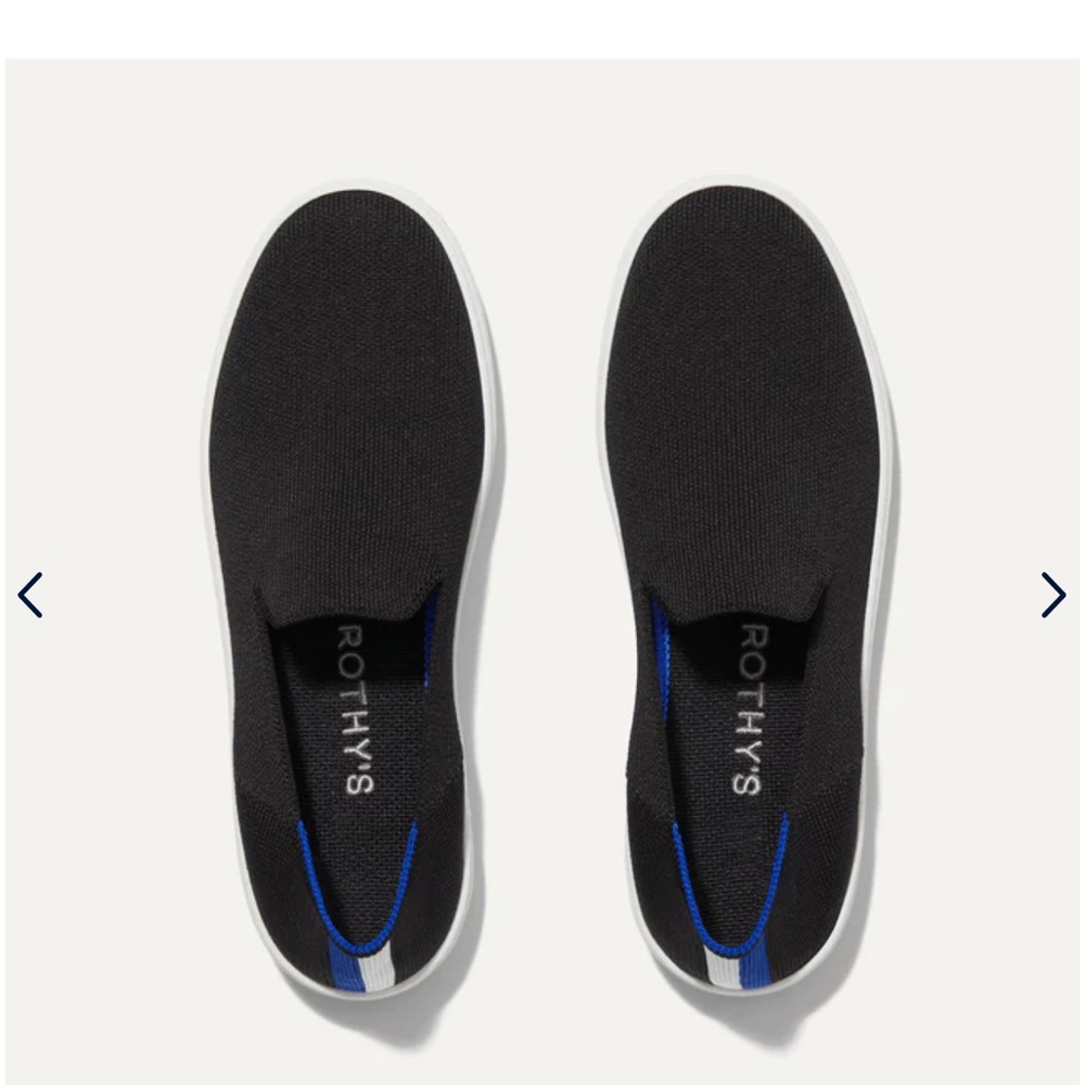 Rothy’s black slip-on sneaker 10.5